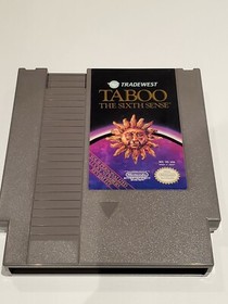 Taboo: The Sixth Sense (Nintendo Entertainment System, 1989) NES Cart and Box