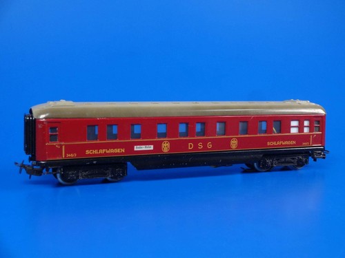 Märklin H0 - 346/3 - 4010 - Internationaler Schlafwagen / Version 6: 1954 / LICHT - Bild 1 von 5