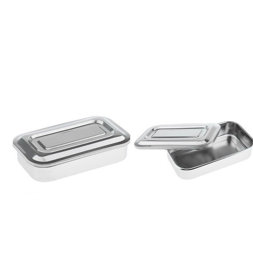 2x Nadelbox Aus Medizinischem Stahl Für Instrumente Chirurgische - Photo 4/10