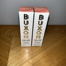 Lot Of  Two New Buxom Full On  Plumping Lip Cream  .07  White Russian