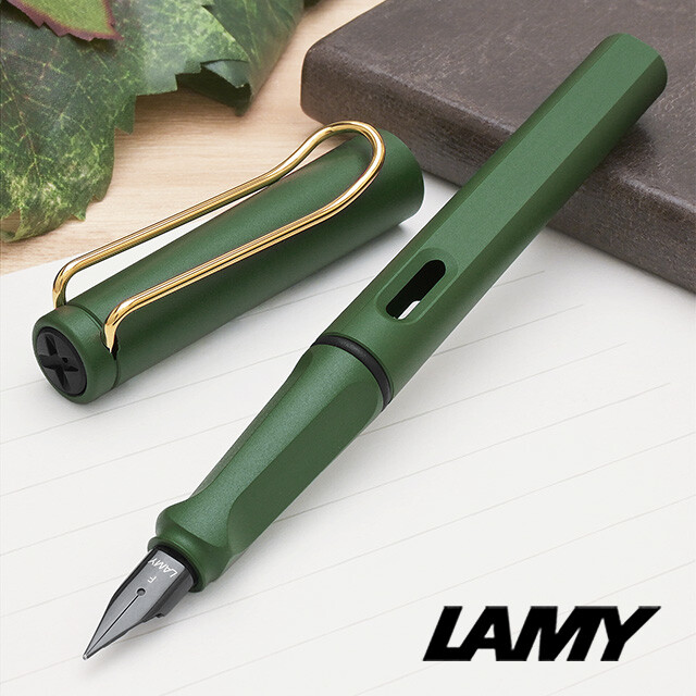 筆記具 LAMY2000 0.5 & LAMY Safari EF LAMY Safari Special Edition Series Matte Green Color EF nib