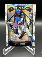 2022 Panini Chronicles Crusade Silver Holo Prizm Otto Lopez #16 RC Blue Jays