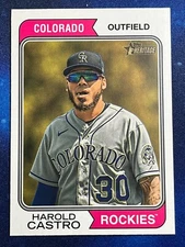 2023 Topps Heritage #521 Harold Castro Colorado Rockies