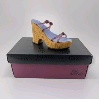 Just The Right Shoe by Raine - Kork Keilabsatz Artikel #25093 - 1999 Willitts Designs