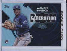 WANDER FRANCO ROOKIE CARD Tampa Bay Rays Baseball 2022 TOPPS GENERATION NOW RC