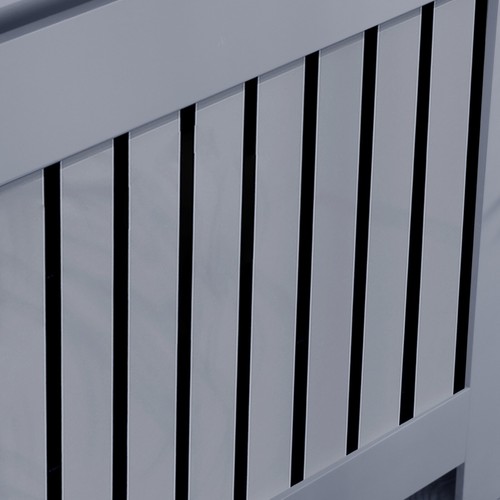 Radiator Cover White Shelf Cabinet Small Large MDF Wood Slat Grill Furniture - Picture 76 of 86