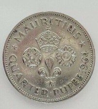 MAURITIUS, 1/4 Rupee, 1964