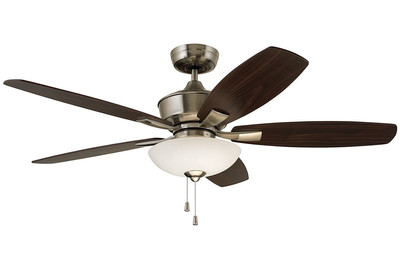 Luminance Kathy Ireland Home Lindell 52'' Ceiling Fan LED w/ 5 Reversible Blades-