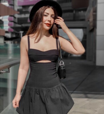 ZARA NWT WOMAN SS24 BALLOON MINI DRESS BLACK | 2825/649 | eBay