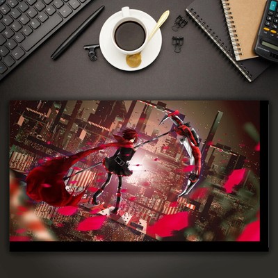 Anime RWBY Ruby Rose Playmat mat CCG custom