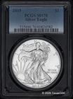 2015 American Silver Eagle — photo from another recent sale