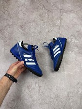 adidas Kaiser 5 Team Blue Leather Turf Football Boots B24023 US 7.5 UK 7