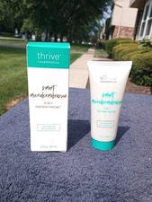 Thrive Causemetics Smart Microdermabrasion 2-in-1 Instant Facial 2oz New in Box