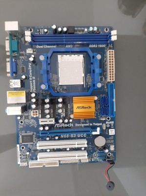 Mainboard AsRock N68-S3UCC (f. AMD Socket 3- CPUs), onboard Grafik, -sound, -LAN