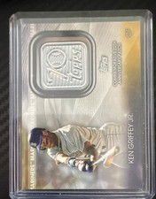 2021 Topps - Topps 70th Anniversary Manufactured Logo Patches Ken Griffey Jr #70