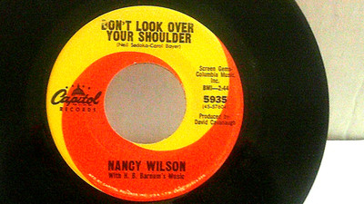 Nancy Wilson,Cap.,''Don't Look Over Your Shoulder''US,7''45,1967 Northern Soul,M-