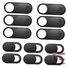 Laptop Camera Cover Slide, 12 Pack Webcam Black Small 6 Pcs Large 6 Pcs