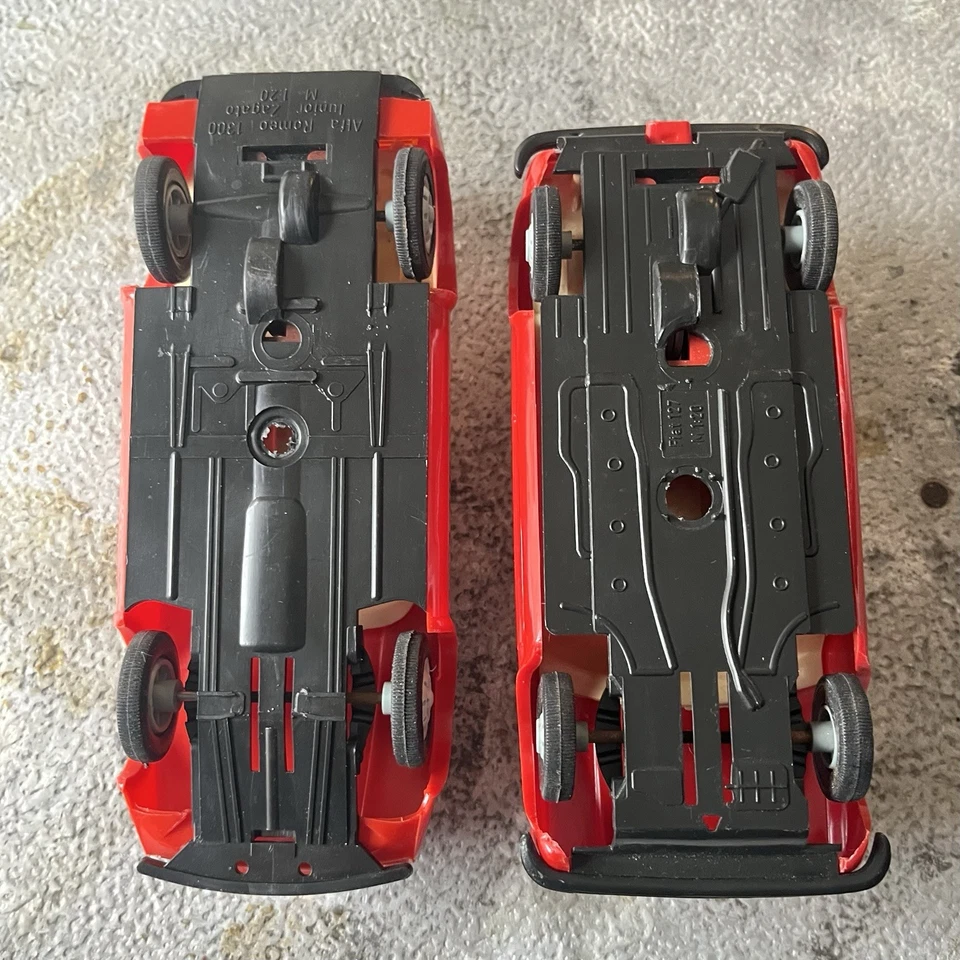 Alfa Romeo Zagato 1300 Junior Fiat 127 Scala 1:20 Plastica  Anni 70 - Immagine 4 di 4