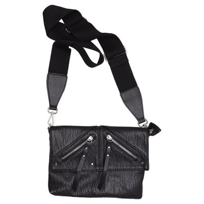 Don Donna, Umhängetasche, Damen, Schwarz, Einfarbig, 24, 2, 19 cm #nN6