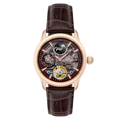Thomas Earnshaw Heritage Longitude Shadow Stainless Steel 44mm Automatic Wristwa