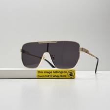 Louis Vuitton Z2080U LV Sky Mask Sunglasses Gold Black Futuristic UV