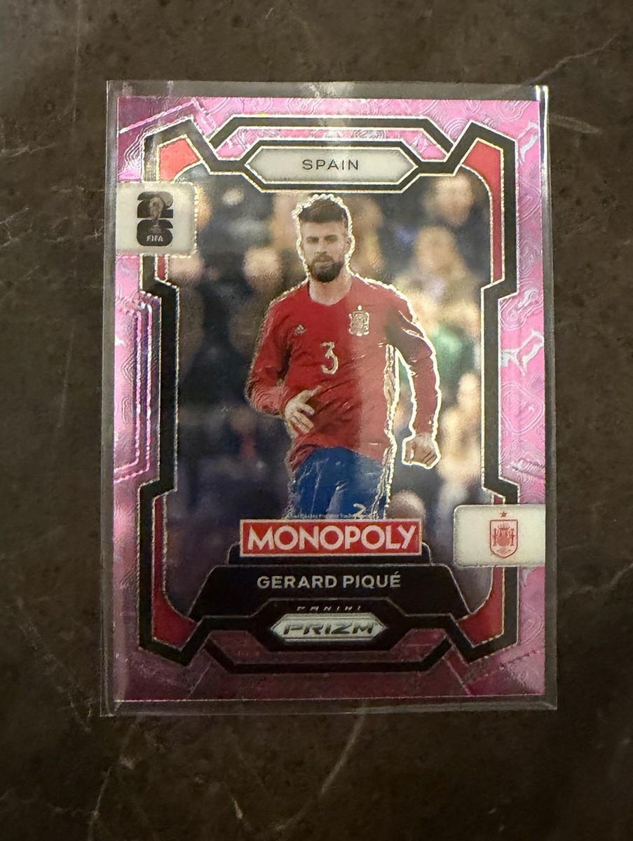 Gerard Piqué 2026 Prizm Monopoly FIFA World Pink Stars Prizm SSP