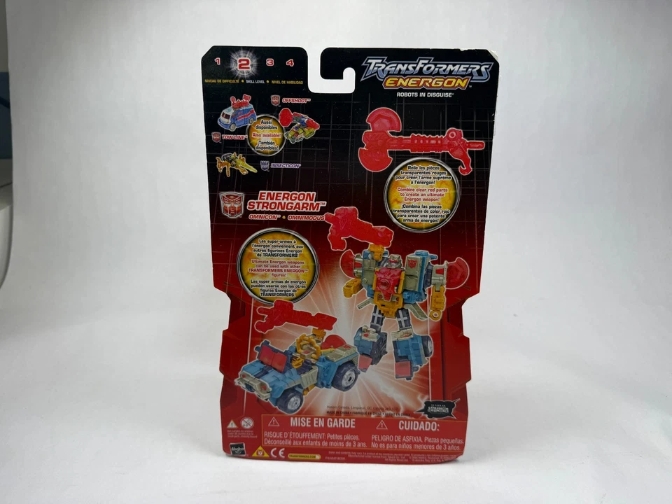 Strongarm Transformers Energon Robots In Disguise Action Figure New 2004 Hasbro - Image 2 of 2