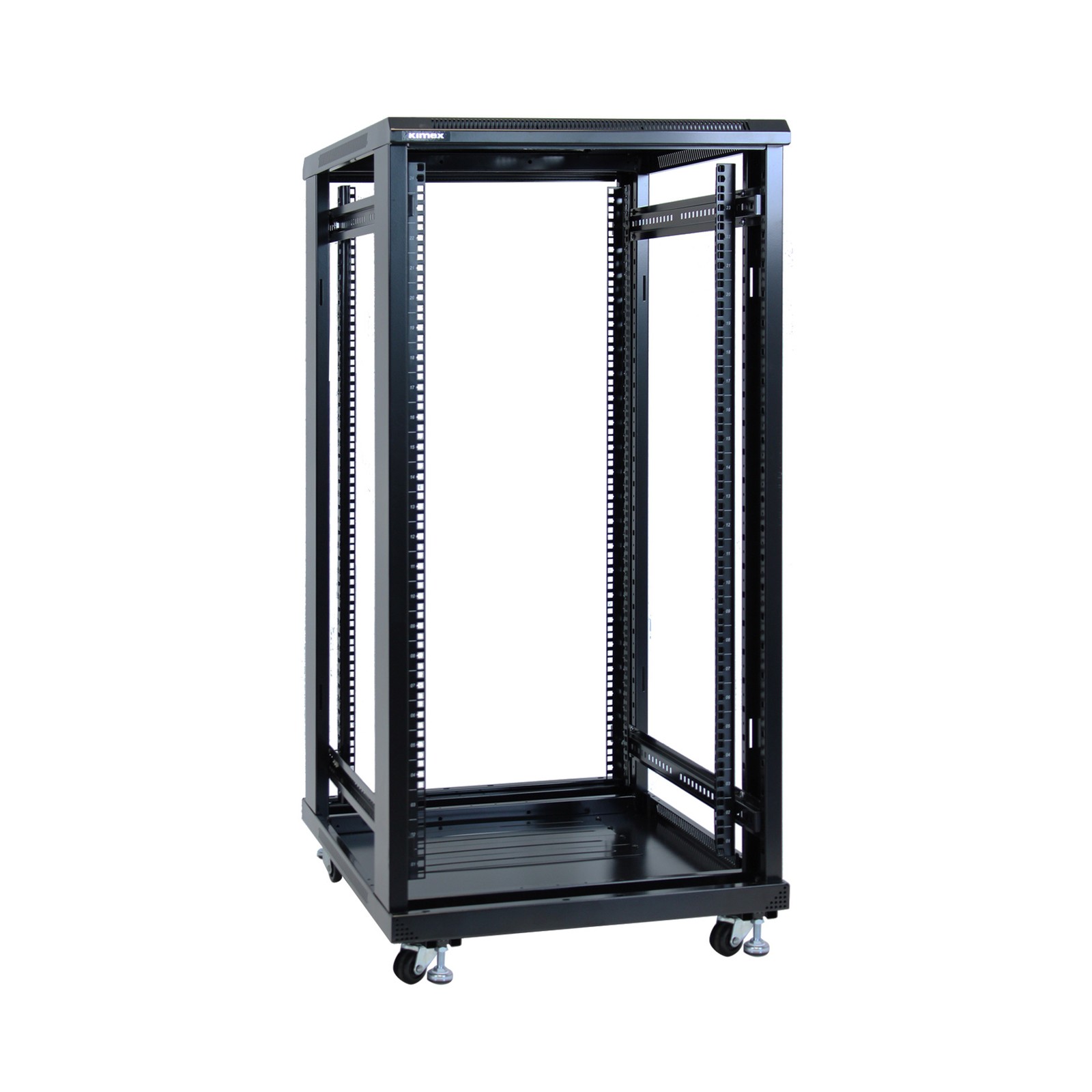 Châssis réseau 29U 600x800mm idéal pour câblage intensif en laboratoire