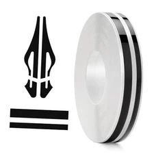 Car Pinstriping Tape, 32Ft Car Vinyl Striping Tape Stripe Decal Black-1