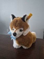 Vintage Steiff Snuffy Fox Plush with Tags