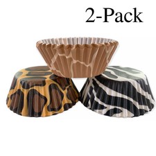 Fox Run Standard Size Animal Prints Bake Cups...
