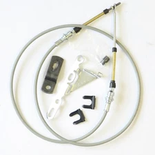 HURST 3 Speed Automatic T350 T400 Cable & Brackets Quarter Stick Dual Gate 2 NEW