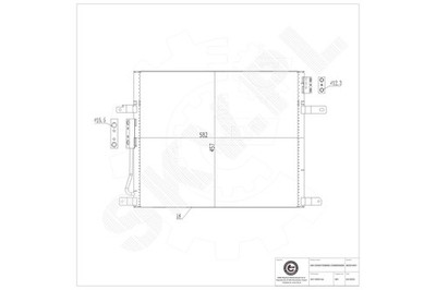 SKV Klimaanlage Kondensator Für JEEP Grand Cherokee II 99-05 55116931AA