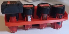 Milwaukee M12 Battery Wall Mount and Organizer - Choose Different Sizes 