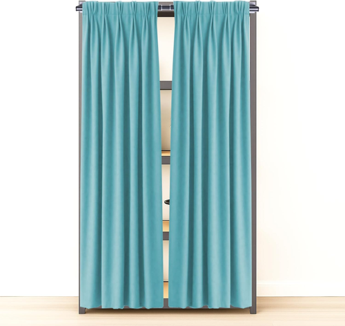 16.6-42.9 Inches Adjustable Magnetic Curtain Rod for Metal Door, 2 Sizes in 1 Ex - Picture 4 of 6