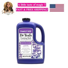 Foaming Bath with Pure Epsom Salt, Soothe  Sleep with Lavender, 62.5 fl oz