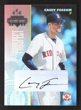 2003 Donruss Champions Casey Fossum #34 Auto /160 Boston Red Sox TV2802