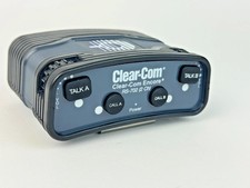 Clear-Com Two-Channel Intercom Beltpack Black Dual-Channel Capability RS-702