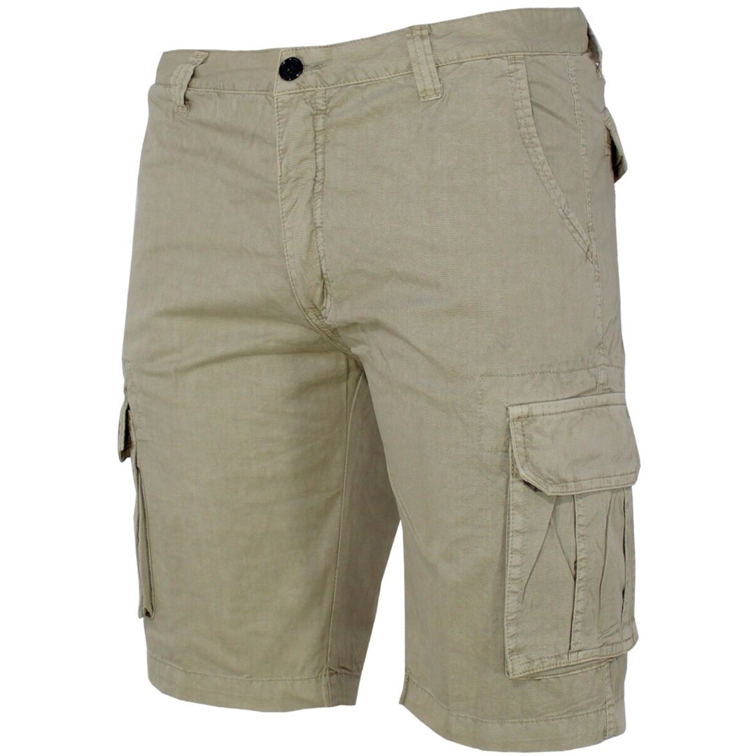 Pantaloncini Bermuda Uomo Cargo con Tasche Laterali Tasconi 48 50 52 54 56 58 60