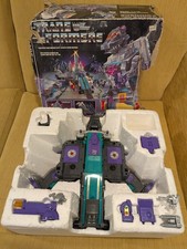 Vintage 1986 Hasbro Takara Transformers G1 Trypticon Decepticon Base   Box WORKS