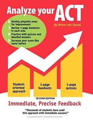 Analyze Your ACT: Second Edition, Van-Gessel 9780692892220 Fast Free Shipping..