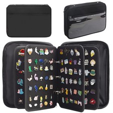 Enamel Pin Display Pages Pin Carrying Case, Pins Collection Storage Organizer...