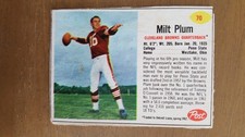 1962 post cereal football cards, hand cut, complete your set
