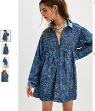 free people Lucille Corduroy Mini Dresssize large -$168