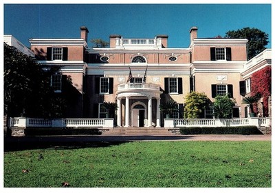 Postcard The Home of Franklin D. Roosevelt Hyde Park NY Springwood Estate