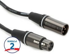 Gator Cableworks Headliner Series Microphone Cable - 75 foot 2-pack 