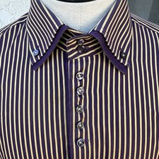 7 Camicie Slim Fit Shirt Size Men 41 Neck 16", Long sleeve, double collar