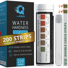 Water Hardness Test Kit - Quick and Accurate Water Hardness Test Strips - Hard