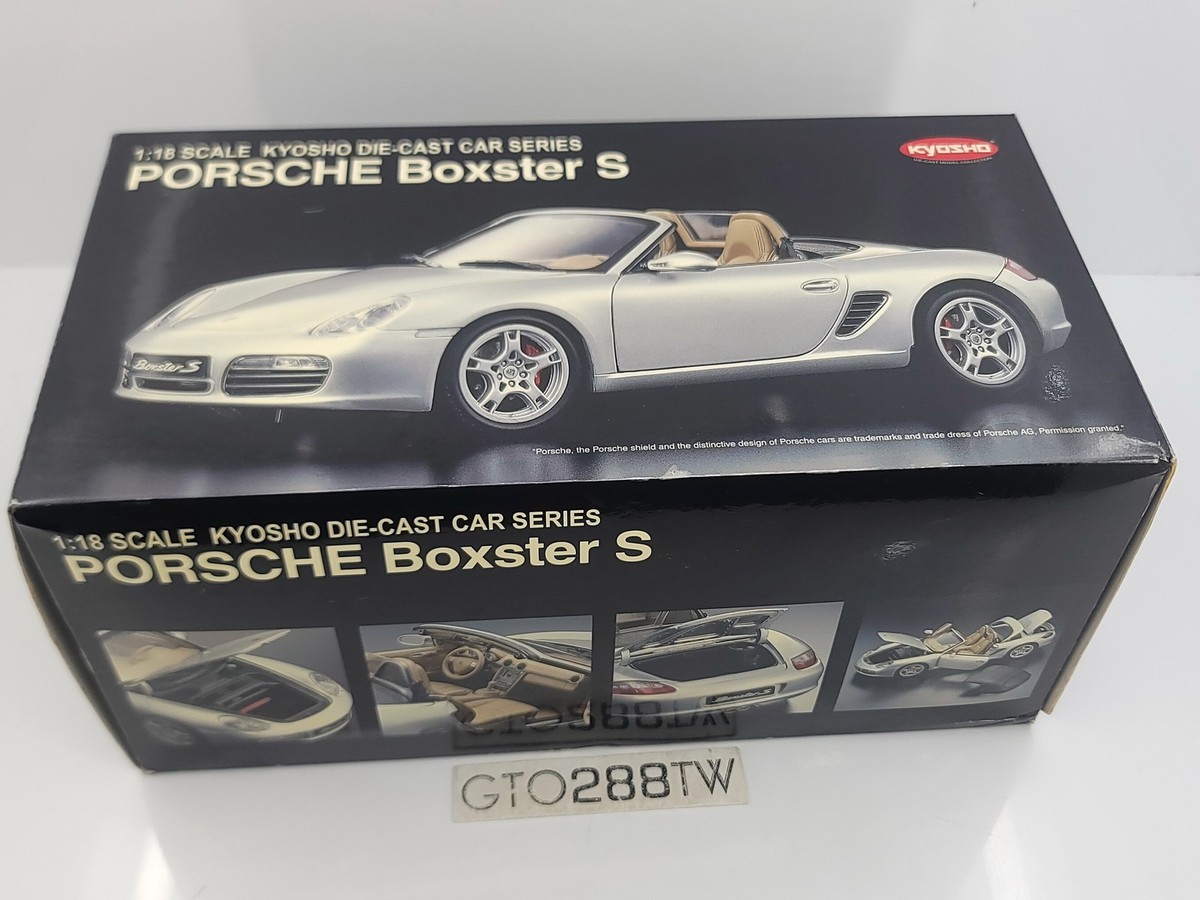 Kyosho 1:18 scale Porsche Boxster S(Type 987) - Silver (#08381AS