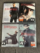 Justified TV Series DVD Seasons 1-4 Timothy Olyphant New Sealed Unopened